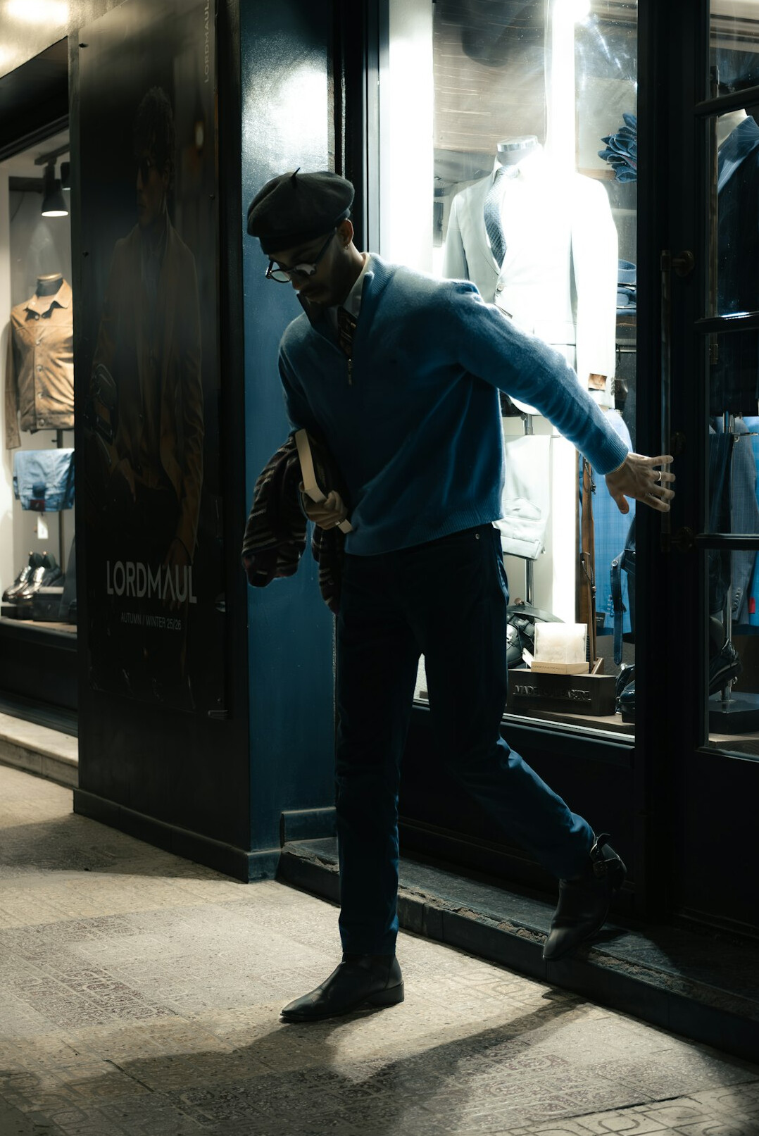 store detective observing customers